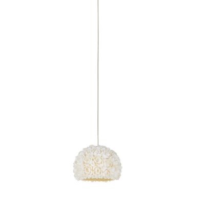 Currey & Company Virtu Mini Pendant Light - Color: White - Size: 1 light - 