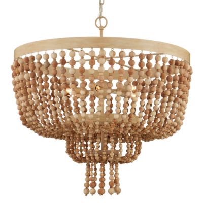 Currey & Company Sabia Chandelier - Color: Brown - Size: 6 light - 9000-116