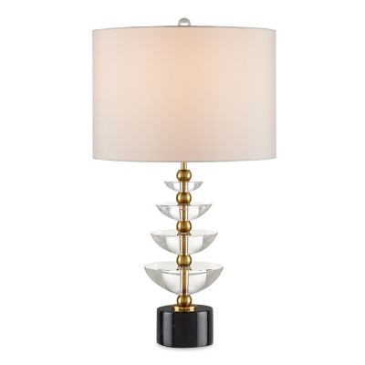 CNC2488584 Currey & Company Waterfall Table Lamp - Color: Bra sku CNC2488584