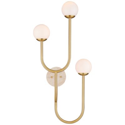 Currey & Company Highsmith Wall Sconce - Color: Brass - Size: 3 light - 500