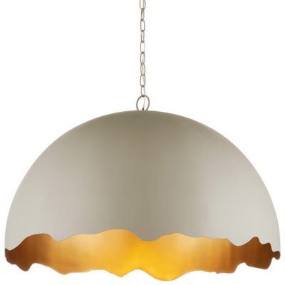 CNC2550251 Currey & Company Tamago Pendant Light - Color: Bei sku CNC2550251