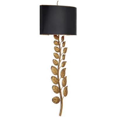 Currey & Company Birdwood Gold Wall Sconce - Size: 1 light - 5221