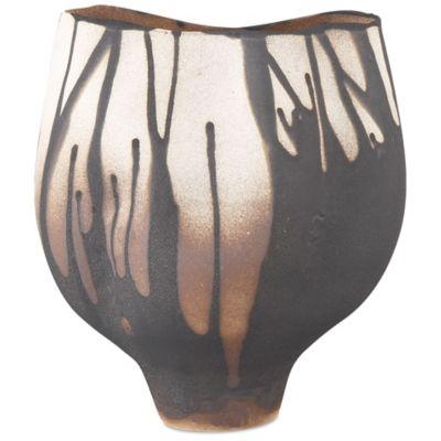 Currey & Company Inoue Vase - Color: Black - Size: Medium - 1200-0873