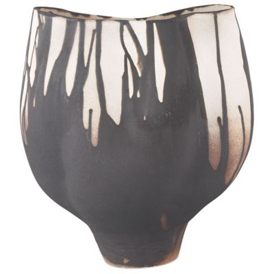 Currey & Company Inoue Vase - Color: Black - Size: Large - 1200-0872