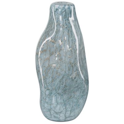 Currey & Company Tyne Vase - Color: Blue - Size: Medium - 1200-0859