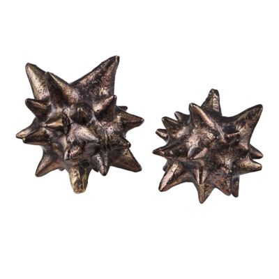 Currey & Company Jacks Object, Set of 2 - Color: Bronze - 1200-0943