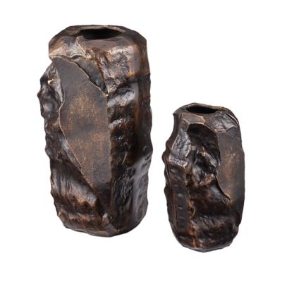 Currey & Company Carmelo Vase, Set of 2 - Color: Bronze - 1200-0944