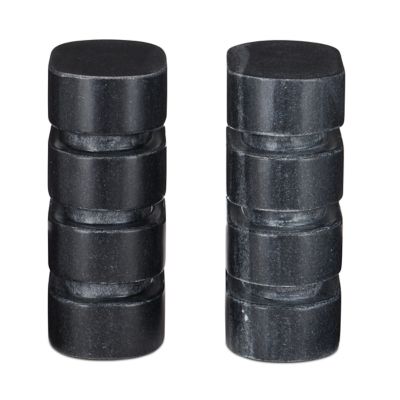 Currey & Company Bheslana Object, Set of 2 - Color: Black - 1200-0945