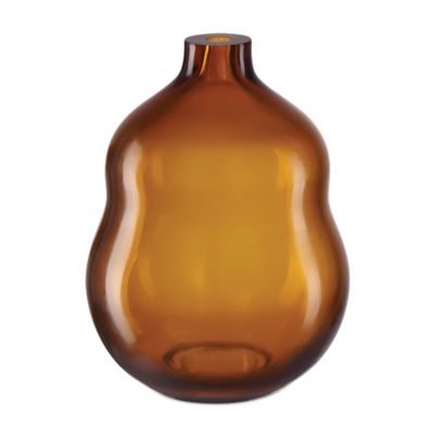 Currey & Company Peking Double Gourd Vase - Color: Brown - Size: Small - 12