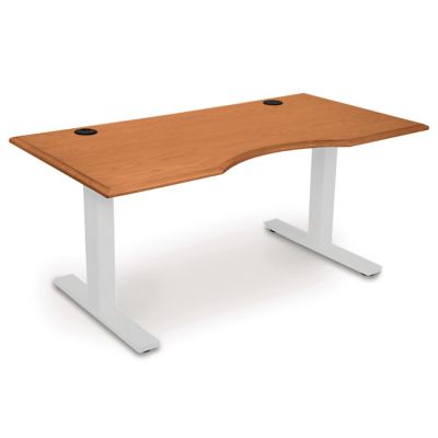 Copeland Furniture Invigo Ergonomic Sit-Stand Desk - Color: Brown - Size: 