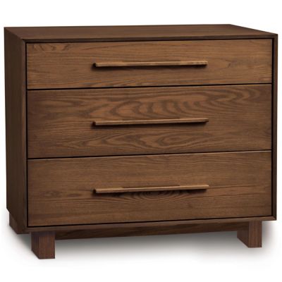 Copeland Furniture Sloane 3 Drawer Dresser - Color: Wood tones - 2-SLO-30-04