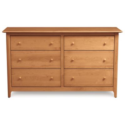 Copeland Furniture Sarah 6 Drawer Dresser - Color: Wood tones - 2-SRH-61-03