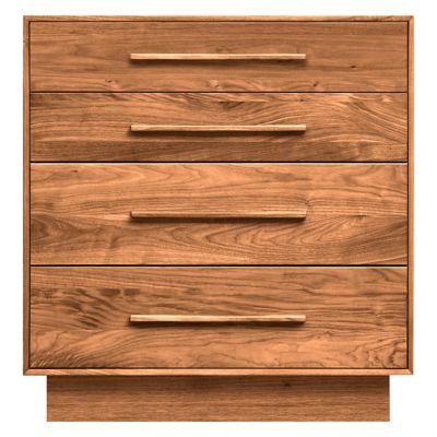 Copeland Furniture Moduluxe 35-Inch 4 Drawer Dresser - Color: Brown - 2-MOD