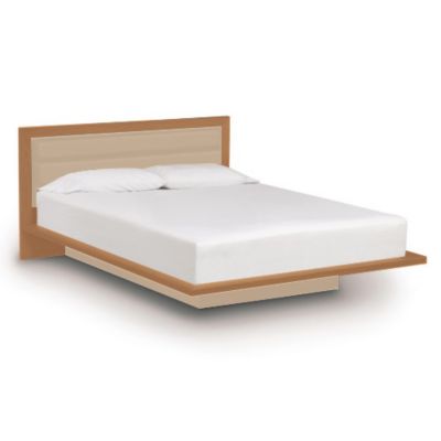 Copeland Furniture Moduluxe 35-Inch Platform Bed with Microsuede Headboard 