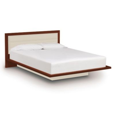 Copeland Furniture Moduluxe 35-Inch Platform Bed with Microsuede Headboard 