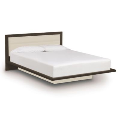 Copeland Furniture Moduluxe 35-Inch Platform Bed with Microsuede Headboard 