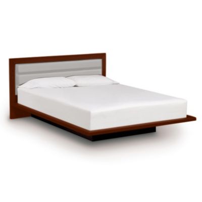 Copeland Furniture Moduluxe 35-Inch Platform Bed with Leather Headboard - C