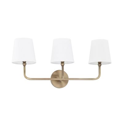 Capital Lighting Dawson Vanity Light - Color: Gold - Size: 3 light - 119331