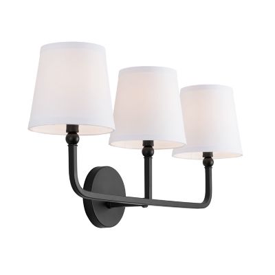 CPL2082862 Capital Lighting Dawson Vanity Light - Color: Blac sku CPL2082862