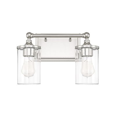 Capital Lighting Camden Vanity Light - Color: Silver - Size: 2 light - 1207