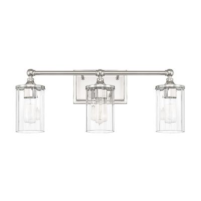 Capital Lighting Camden Vanity Light - Color: Silver - Size: 3 light - 1207