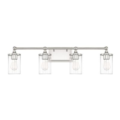 Capital Lighting Camden Vanity Light - Color: Silver - Size: 4 light - 1207