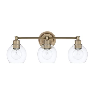 Capital Lighting Mid-Century Vanity Light - Color: Brass - Size: 3 light - 