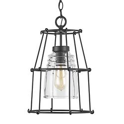 Barn Style Outdoor Cage Pendant