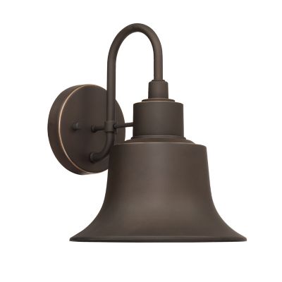 Capital Lighting Brock Outdoor Wall Sconce - Color: Bronze - Size: Small - 