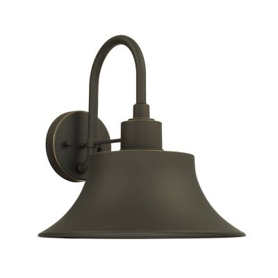 Capital Lighting Brock Outdoor Wall Sconce - Color: Bronze - Size: Medium -