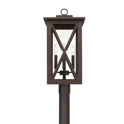 Capital Lighting Avondale Outdoor Post Light - Color: Bronze - Size: 4 ligh