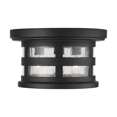Mission Hills Outdoor Flushmount By Capital Lighting 935534bk