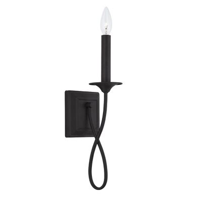 Capital Lighting Vincent Wall Sconce - Color: Black - Size: 1 light - 63721