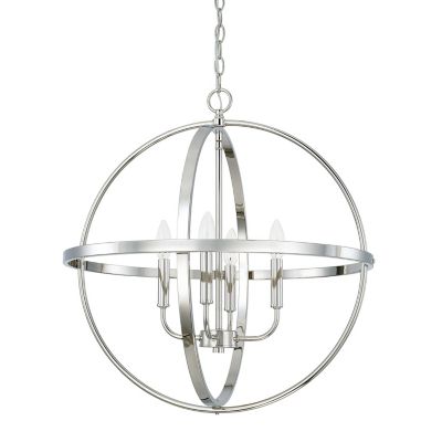 Capital Lighting Hartwell Chandelier - Color: Silver - Size: 23 - 317542