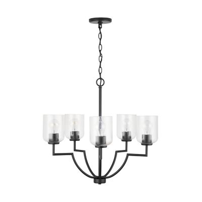 Capital Lighting Carter Chandelier - Color: Black - Size: 5 light - 439351M