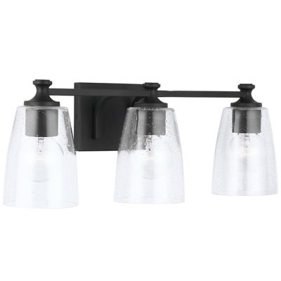 Capital Lighting Myles Vanity Light - Color: Black - Size: 3 light - 140931