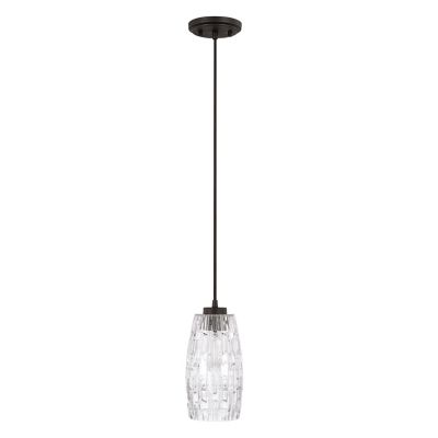 Capital Lighting Casper Mini Pendant Light - Color: Clear - Size: 1 light -