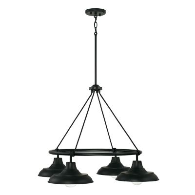 CPL2174718 Capital Lighting Jones Chandelier - Color: Black - sku CPL2174718