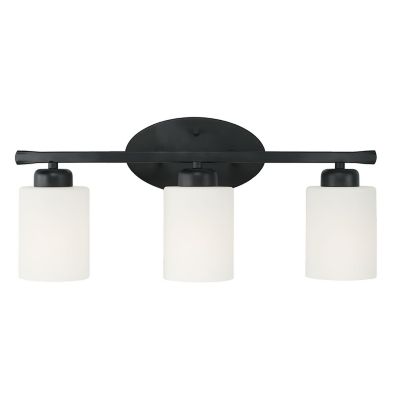 Capital Lighting Dixon Vanity Light - Color: Black - Size: 3 light - 115231