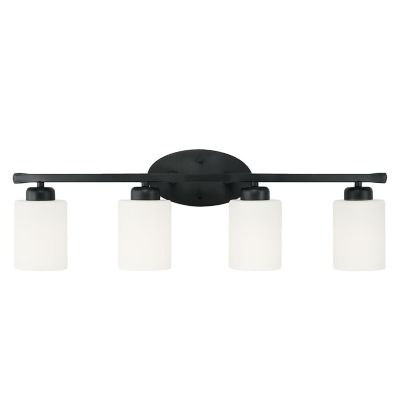 Capital Lighting Dixon Vanity Light - Color: Black - Size: 4 light - 115241