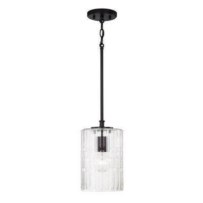 Capital Lighting Emerson Mini Pendant Light - Color: Clear - Size: 1 light 