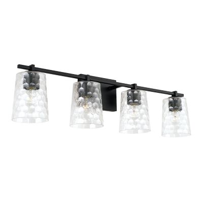 Capital Lighting Burke Vanity Light - Color: Black - Size: 4 light - 143541