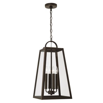 Capital Lighting Leighton Outdoor Pendant Light - Color: Glossy - Size: 4 l