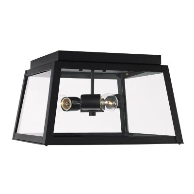 Capital Lighting Leighton Outdoor Flushmount Light - Color: Glossy - Size: 