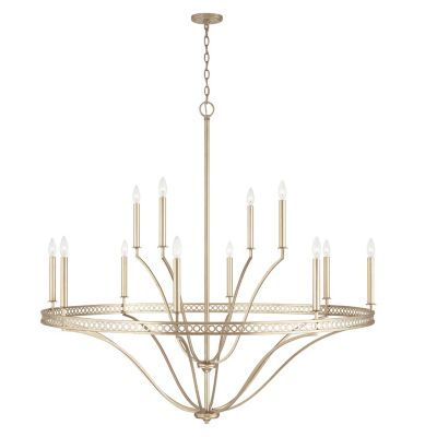 Capital Lighting Isabella 2-Tier Chandelier - Color: Gold - Size: 12 light 