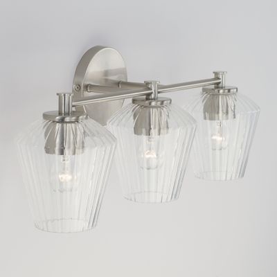 Capital Lighting Beau Vanity Light - Color: Silver - Size: 3 light - 141431