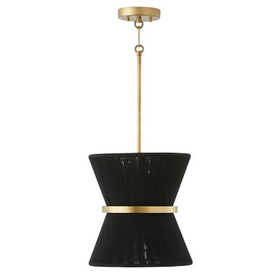 Capital Lighting Cecilia Pendant Light - Color: Black - Size: Medium - 3412