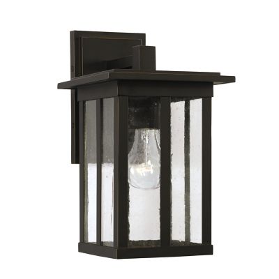 Capital Lighting Barrett Outdoor Wall Sconce - Color: Bronze - Size: Small 