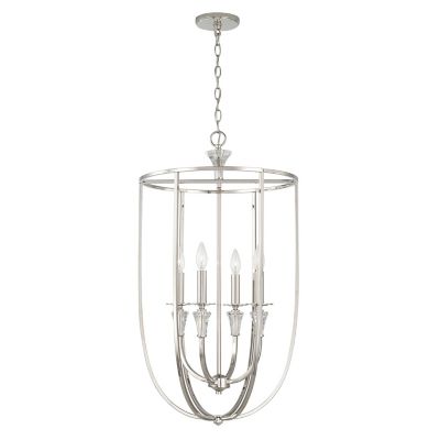 Capital Lighting Laurent Pendant Light - Color: Silver - Size: 4 light - 54