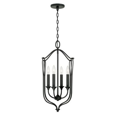 Capital Lighting Bentley Pendant Light - Color: Black - Size: 4 light - 541